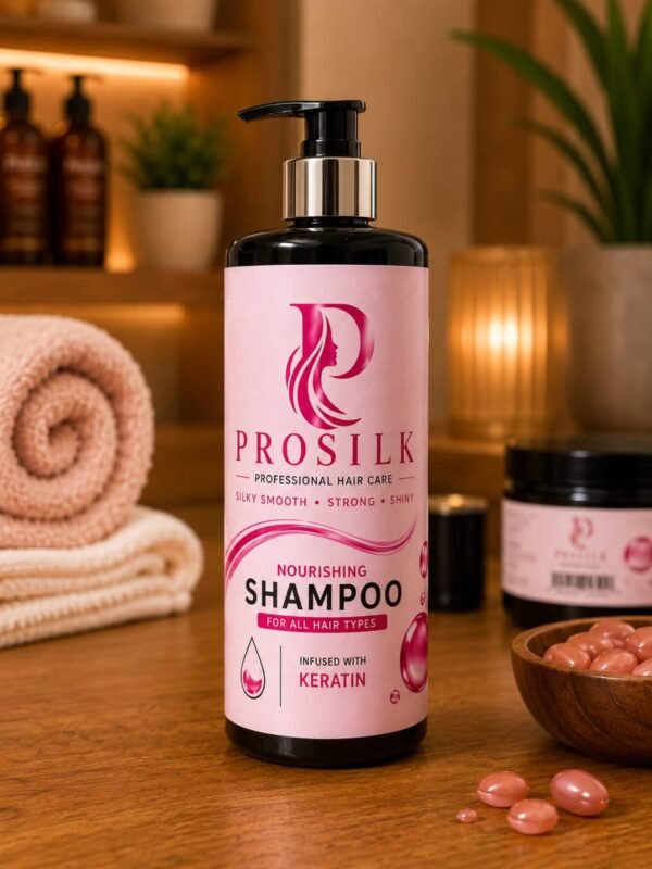 Nourishing Shampoo Keratin (Black)